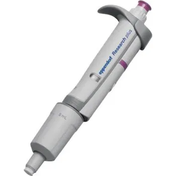 Laboratorní pipeta Eppendorf Research Plus nastavitelná 0,5 - 5 ml s možností akreditované kalibrace