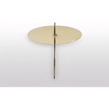 Svícen Bodec na svíčku, zlatý, 60 mm