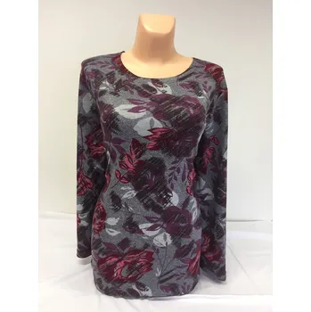 Dámský svetr Pulovr HAPOJ, Barva Fialová, Velikost L 42 , Materiál 64%Viskoza 31%Pe5%Pu