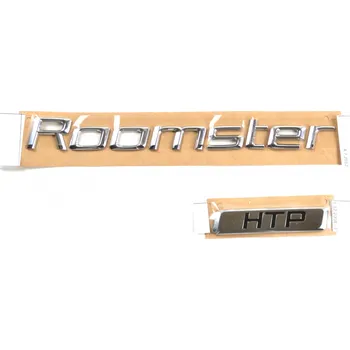 Znak automobilu Škoda Roomster-Zadní nápis HTP original černé HTP