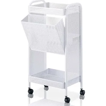 Xanitalia Kosmetický vozík DEPIL 2 police, koš Barva: Bílá