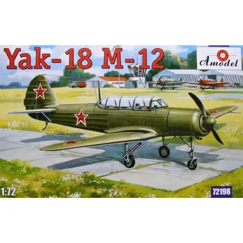 Plastikový model A model 1/72 Yak-18 M-12