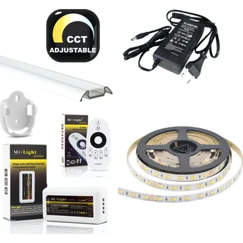 LED osvětlení Ledshopik LED sestava CCT-STOS pod kuchyňskou linku - 12W/m - Délka 3m