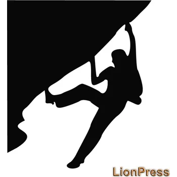 samolepka samolepka horolezec (silueta horolozec)