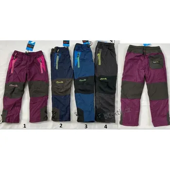 Outdoorové oteplené kalhoty zateplené fleecem 98 a 104 (Zateplené kalhoty s fleecem)