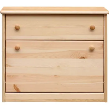 Botník Předsíňový Výklopný botník se zásuvkou KL-218, masiv borovice