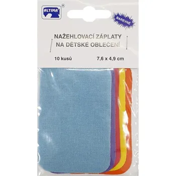 Nažehlovací záplaty dětské 201-50, 7,6x4,9 cm, 10ks