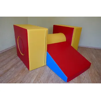 ostatní stavebnice Molitanová stavebnice-4 díly, koženka