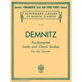 Fundamental Scale and Chord Studies - stupnice a akordy pro klarinet