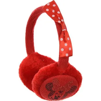 Klapky na uši SUN CITY Klapky na uši Minnie Mouse Fashion s kamínky Barva: ČERVENÁ