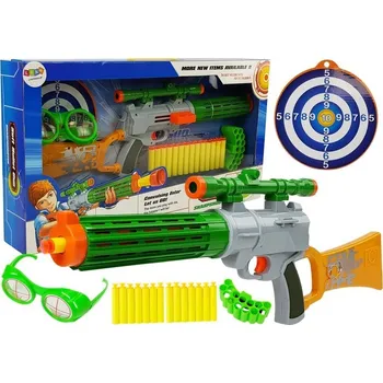 Dětská zbraň Mamido Dětská zbraň s terčem šedá