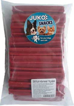 Pamlsek pro psa JUKO petfood Snacks dentální kříž hovězí 1 kg