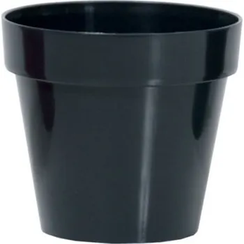 Květináč Květináč Cube Shine - antracit 20 cm