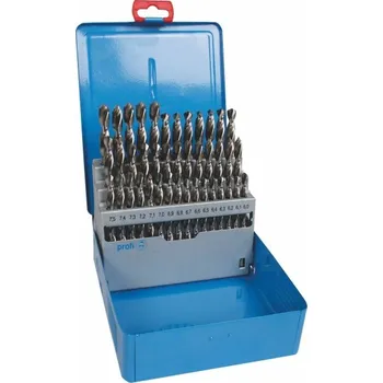 Vrták NÁSTROJE CZ Sada vrtáků 41-dílná 6,00-10,00x0,1mm DIN 338RTiHSSCo5 Lesklá, kov