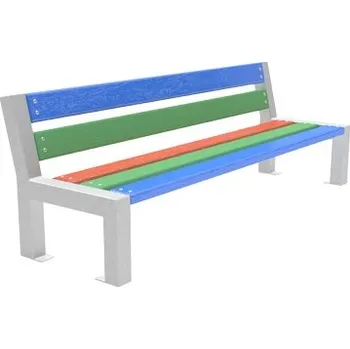 Zahradní lavice Dětská venkovní lavička RAZOR 195 cm Volně stojící