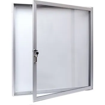 Jednokřídlá vitrína (otevírání do strany) V 40 × Š 54 cm (2x A4) 4 cm