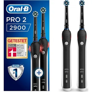 Elektrický zubní kartáček Oral-B Pro 2900 Cross Action Dual černý