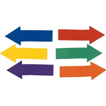 Šipka Barevné šipky rovné (6 ks)