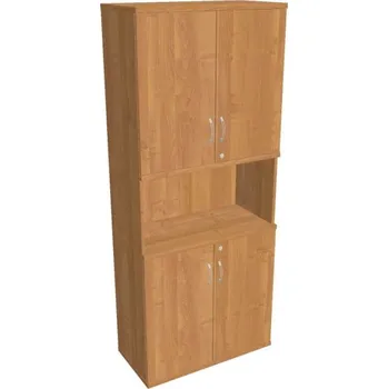 Kancelářský vozík HOBIS kancelářská policová skříň - SZ 5 80 05, zámek Huwill, olše + doprava zdarma