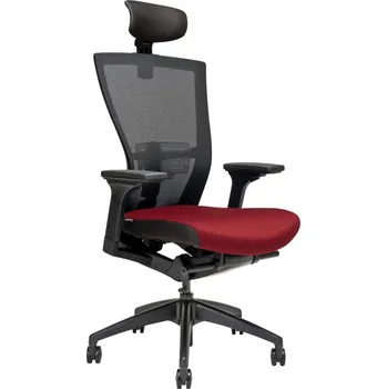 Kancelářská židle s podhlavníkem MERENS SP (více barev) Červená