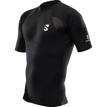 Pánské termoprádlo Scutum Wear® Funkční tričko Erik krátký rukáv, Barva: Černá, Velikost: XS