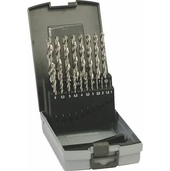 Příslušenství k nářadí NÁSTROJE CZ Sada vrtáků 19 dílná, 1,00-10,00x0,5mm S338RCZ001HSS, plastová krabička