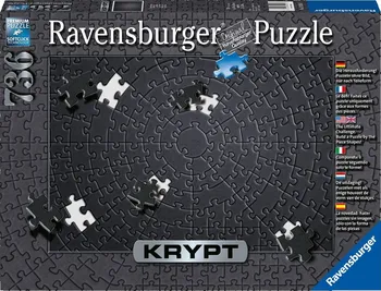Puzzle Ravensburger Krypt Black 736 dílků