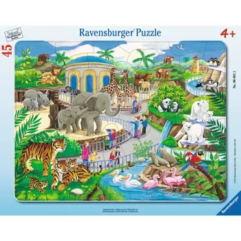 Puzzle Ravensburger Návštěva v ZOO 45 dílků