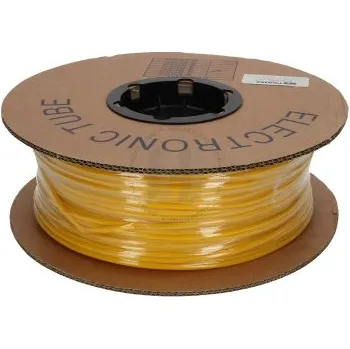 Popisovací PVC bužírka kruhová 8,0mm, žlutá, 100m