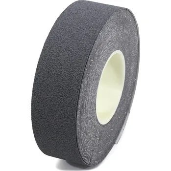 Výstražná páska Šedá plastová protiskluzová páska FLOMA Cushion Grip - délka 18,3 m, šířka 5 cm, tloušťka 0,9 mm