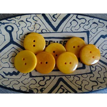 Knoflík Knoflík klasik (žlutooranžový)