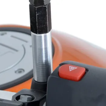 Zrcátko pro motocykl R&G Racing Nástavce pro zvýšení zrcátek, Honda CB500F '13- / CB500X / CRF250L '13- / KTM 1190 Adventure / Kawasaki Z800