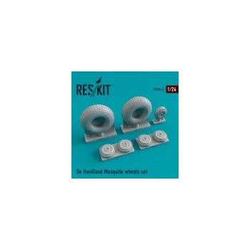 autíčko 1/24 De Havilland Mosquito wheels set