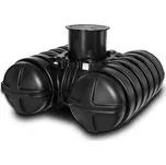 Nízká nádrž TWINBLOCK 3500 l + šachta a sifon