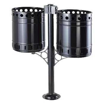 Venkovní odpadkový koš Dvojkoš HISTORIE