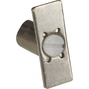 pant Navařovací objímka M10 x 1, lesklá ocel | Dveře a dveřní příslušenství Dveřní panty, Dveřní závěsy Závěsy pro ocelové profily