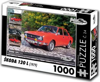 Puzzle Retro-Auta Škoda 120 L 1979 1000 dílků