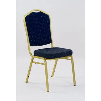 Jídelní židle ImportWorld Kovová židle BTitomero (Barva: Modrá - stříbrná)