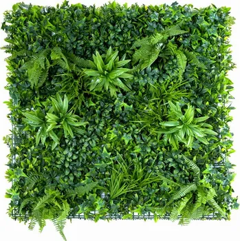 umělá květina Umělá živá zelená stěna JUNGLE, 100 x 100cm