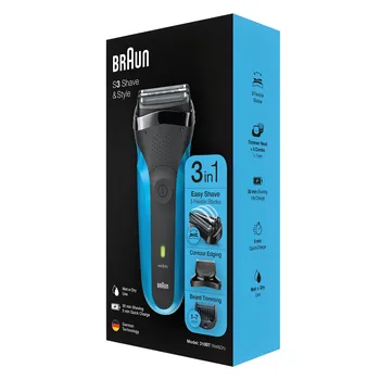 Braun Series 3 310 BT Wet & Dry modrý