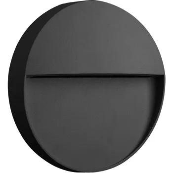 Nástěnné svítidlo Mantra 7013 Gris, šedé svítidlo pro orientační osvětlení exteriéru, 3W LED 3000K, prům 11cm, IP54