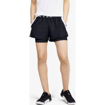 Dámské kraťasy Dámské kraťasy Under Armour Play Up 2-In-1 Shorts 1351981-001 Černá SM
