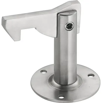 Garážová vrata Držák vrat s háčkem, montáž na stěnu a podlahu | Dveře a&nbsp;dveřní příslušenství Zástrčky, pákové uzávěry, zástrče, dveřní přídrže Dveřní přídrž