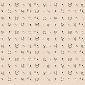 Balící papír Balicí papír - hlava kočky 1, recyklovaný papír, rozměr 88 x 135 cm