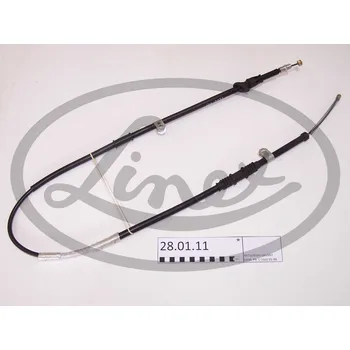 Lanko parkovací brzdy Tazne lanko, provozni brzda, , MB256297, MB520201, LINEX, 28.01.11