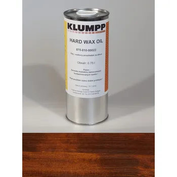 Olej na dřevo Hard Wax Oil - Červený týk 677, plechovka 0,25 l, vnitřní olej na nábytek s tvrdým voskem