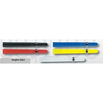 Příslušenství pro šipky Násadky M3 Nylon Empire Dart dlouhé žluté neon