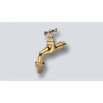 Ventil TIEMME 1/2" výtokový ventil z leštěné mosazi, připojení na hadici (TM2585G2804)