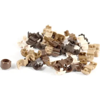 Ozdoba do vlasů Korálky na vlasy Barva: hnědá