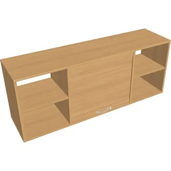 Kancelářský vozík HOBIS kancelářská závěsná skříň - SRZ 7, zámek Huwill, buk + doprava zdarma